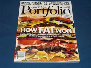 2008 FEBRUARY CONDE NAST PORTFOLIO MAGAZINE - HOW FAT WON FRONT COVER - H 13187 - Picture 1 of 2