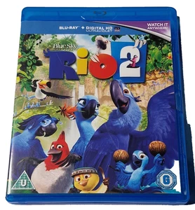 Rio 2 (Blu-ray, 2014) Blue Sky Studios - Región A, B Cert U20th Century Fox - Imagen 1 de 9