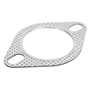 Down Pipe Gasket Exhaust Flange Gasket Heat Resistant Reinforced Steel 2 Holes - Picture 1 of 12