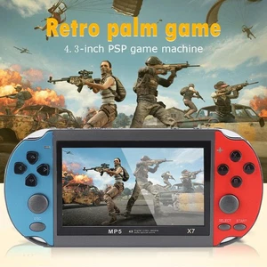 X7 Plus Handheld Spielkonsole 3000 Spiele 4,3" Kinder Video Retro Game Consoles - Bild 1 von 17