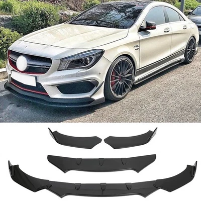 For Mercedes Benz A180d A220d Front Bumper Lip Chin Splitter Spoiler Body Kit - Image 1 of 4