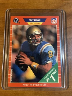 Juego profesional Troy Aikman #490 1989 (RC) - Dallas Cowboys Foto 1 de 2