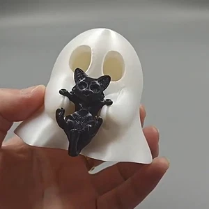 Figura Fantasma Halloween Espeluznante Resina Fantasma Estatua Lindo Fantasma Adornos Perfecto - Imagen 1 de 8