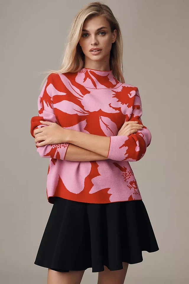 Anthropologie - Suéter de cuello falso The Carys de Maeve #4113086690011 Foto 1 de 1