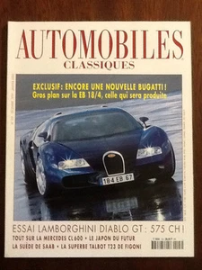 AUTOMOBILES CLASSIQUES 103 decembre 1999 - Bugatti Veyron, Lamborghini Diablo GT - Imagen 1 de 1
