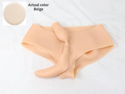 Panty transgénero de silicona ajustable vaginal artificial falso cosplay Foto 1 de 4