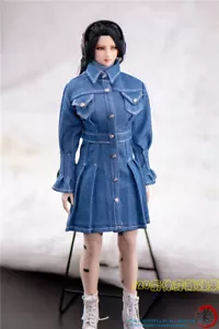 LIFS22CL05 1/6 Female Jeans Skirt Shirt Dress Model fit 12'' Phicen Figure Model - Picture 1 of 8