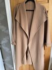 The Curated Coat Camel Size S Oversized 70% Wool 30% Cashmere With Belt