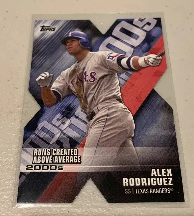 Alex Rodriguez 2020 Topps Series 1 Blue Parallel Decade Dominance Die-Cut Insert - Image 1 of 1