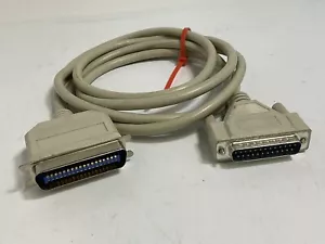 Vintage 36 Pin Male To 25 Pin SCSI ElectronicsRecycled - Picture 1 of 6