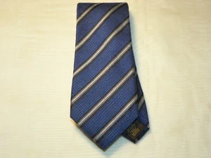 TASSO ELBA [ BLUE/STRIPES ] men's tie 60% Silk 40% Rayon Made in China - Picture 1 of 3