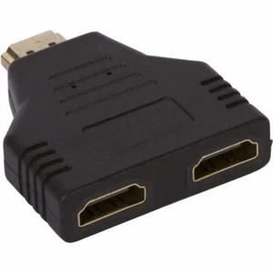 2 - 1X HDMI macho a 2X HDMI hembra Y divisor interruptor adaptador cable punto comprador - Imagen 1 de 3
