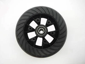 Go-Ped Brand 6" Hard Tire & Wheel Assembly W/ Standoffs