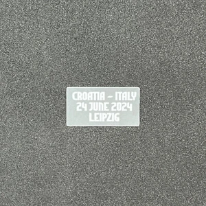 OFFICIAL Croatia Vs Italy 24 JUNE 2024 EURO 2024 Group Match Details Italy Home - Picture 1 of 6