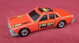 1983 Vintage Hot Wheels Crack-Ups Fire Chief Fire Smasher Auto Good Sh. Malaysia - Bild 1 von 7
