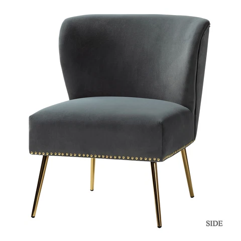 Karat Home Anaelisa Accent Chair - Gray  MSRP $399.00 Cover