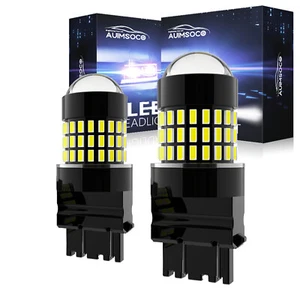 For Ford F150 F250 F350 Super Duty White 3157 LED Backup Reverse Tail Light Bulb - Picture 1 of 12