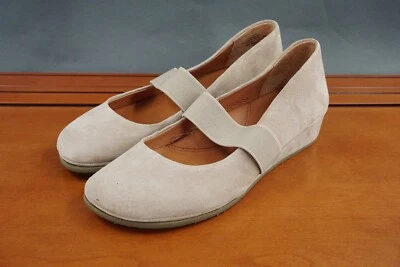 Gentle Souls de Kenneth Aria Mary Jane Cuña Mujer 9 Zapatos Marrón Nubuck Sin Cordones Foto 1 de 4