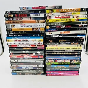 50 Bulk Lot DVDs Wholesale Mixed Titles Family Comedy Drama Movies - Picture 1 of 9