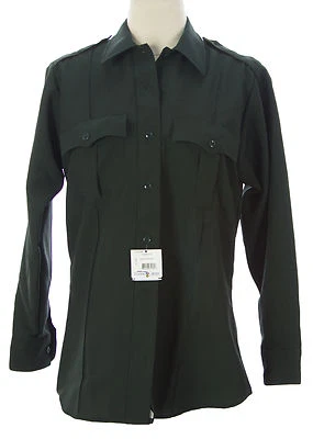 Flying Cross Donna Verde Bosco Ls Poly Uniforme Camicia #UD12036 Sz 42 Reg Nuovo - Immagine 1 di 2