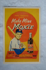 Moxie Cola Promo Baseball Poster Ted Williams 