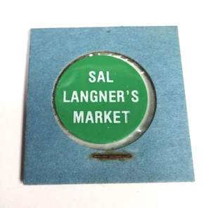 5 Cent - Green Token - Food Stamp Credit - Sal Langner's Market - Picture 1 of 2