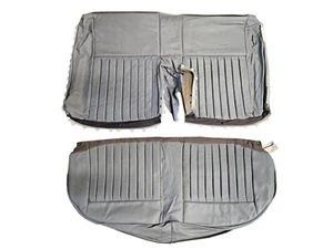 Fundas de asiento delanteras y traseras FIts Mercedes-Benz W201 1982-89 190E CUERO GRIS - Imagen 1 de 9