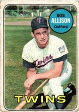BOB ALLISON 1969 Topps #30  FREE SHIPPING B13R1S15P11
