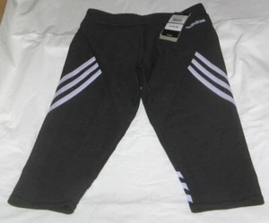 NWT Girls Small (7/8) ADIDAS Cropped Athletic Leggings NEW - Picture 1 of 1