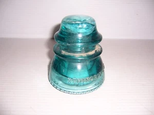 Vintage Hemingray No. 42 Blue Glass Insulator For DIY Lamp - Picture 1 of 8