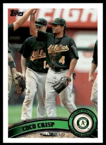 2011 Topps #190 Coco Crisp Oakland Athletics - Picture 1 of 2