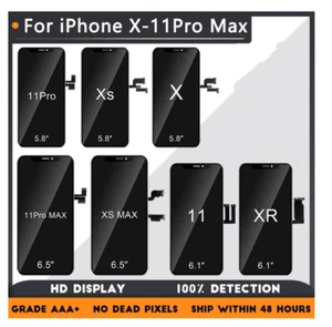 OLED Display LCD Touch Screen Digitizer For iPhone 12 X XR XS Max 11 Pro Max Lot - Picture 1 of 27