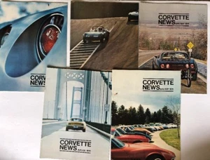 Revista de noticias Corvette 1974 de colección - 5 números diciembre 1973 - septiembre 1974 - Imagen 1 de 6
