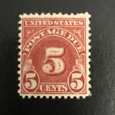 Us Stamp Scott #J73 Postage Due Flat Plate Printing Mint Not Hinged - Image 1 of 2