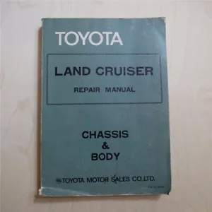 TOYOTA LandCruiser J4 Werkstatthandbuch Repair Manual 40 Series Body Chassis - Bild 1 von 1