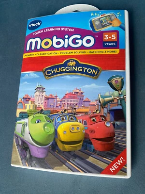 VTECH MOBIGO GAME CARTRIDGE CHUGGINGTON TRAIN With ORGINAL BOX & Manual - Image 1 of 4