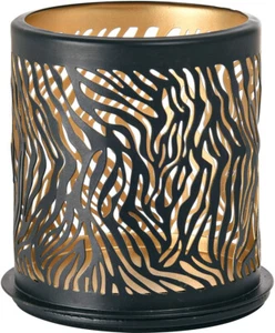 Duni Kerzenhalter Zebra Metall 7,5x7,5 cm LED Deko Tisch Gastro Restaurant - Bild 1 von 1
