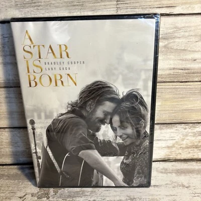 Новый! A Star Is Born (DVD, 2018) Lady Gaga, Bradley Cooper Passionate Fearless💙 - Изображение 1 из 4