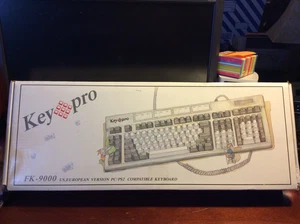 Key Pro Vintage Clicky Keyboard Focus FK-9000 Programmable ALPS w BOX Mechanical - Picture 1 of 10