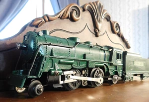 Locomotora Marx 2-4-2 Tender ~ Southern OR ~ Rd# SOU 999 ~ probada - O-27 - Imagen 1 de 11