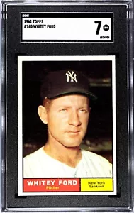 1961 Topps #160 Whitey Ford SGC 7 NM - Picture 1 of 2
