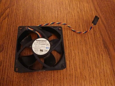Foxconn Cooling Fan DC12V 80x80x20mm PVA080F12H-P03-AE Dell P/N-0725Y7 725Y7-A01 - Image 1 of 4