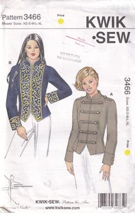Chaquetas Kwik Costura Patrón 3466 Misses Talla XS-XL - Imagen 1 de 2