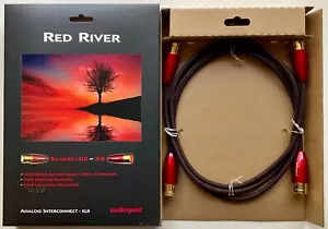 AudioQuest Red River XLR - 1.0 Meter Pair - New - Open Box - Authorized Dealer - Picture 1 of 4