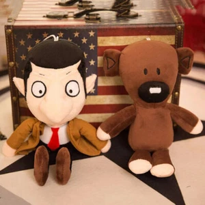 30 cm Mr Bean & Braunbär Plüschpuppe Stofftier Spielzeug Kindergeburtstag Geschenk - Bild 1 von 12