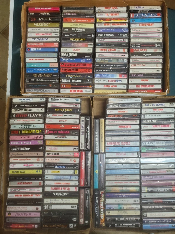 Cassette Tapes 3/$9.99 YOU CHOOSE!! Pop Rock R&B 50s 60s 70s 80s 90s - Image 1 of 4