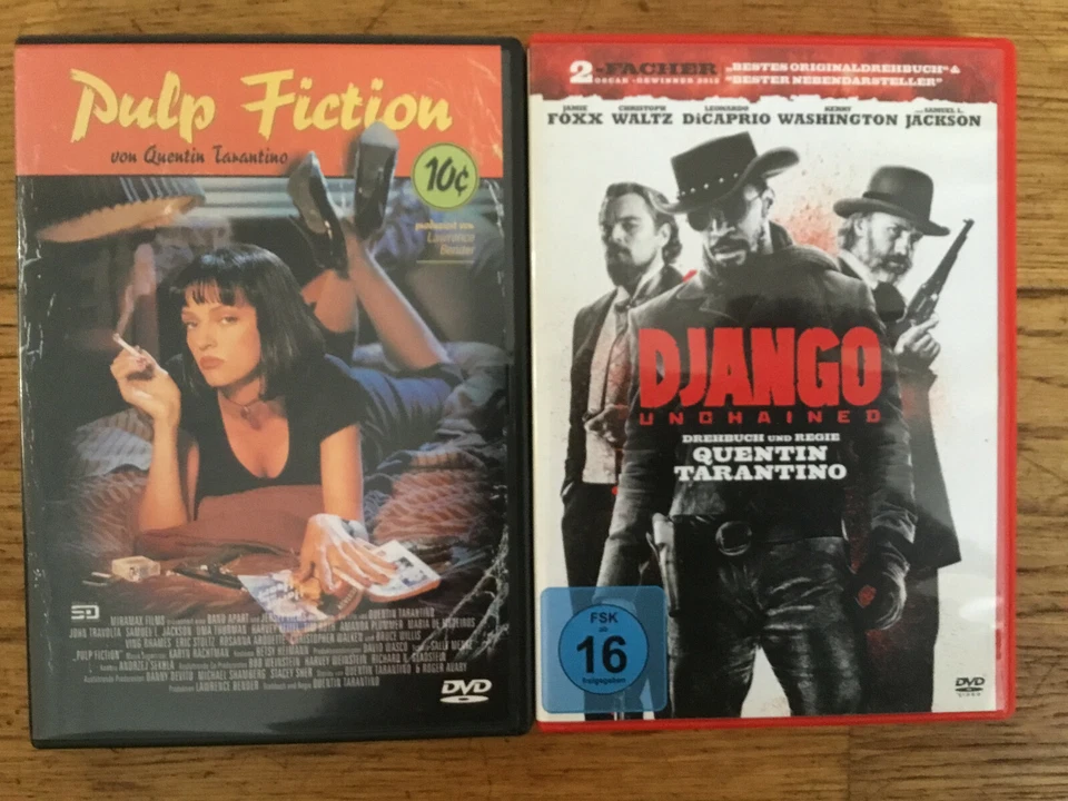 Quentin Tarantino [2 DVD]  Django Unchained + Pulp Fiction - Bild 1 von 1