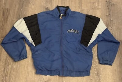 Chaqueta cortavientos Starter de colección años 90 cremallera completa Kentucky Wildcats Reino Unido para hombre pequeña Foto 1 de 4