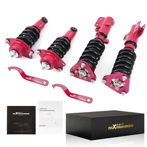 COILOVER KIT+CAMBER PLATE FOR TOYOTA CELICA 2000-2006 GT  GTS ADJUSTABLE HEIGHT - Picture 1 of 12