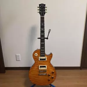 Tokai LS196QZ-CM TK Les Paul type W/Gig bag Electric Guitar Used From Japan - Picture 1 of 13